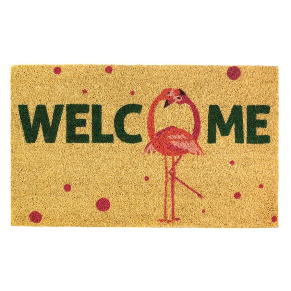 FLAMINGO FUN DOORMAT